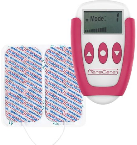 TensCare Ova+ - 4 Tailor Made TENS Programmes for Pain relief from Period Pain, Ednometriosis and Dysmenorrhea. Silent Unit to be used at Home, Work or on the Go