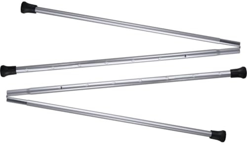 Big Agnes Accessory Backpacking Tarp Poles (for Scout 2 Platinum Tent), Adjustable (33-45 in), Silver