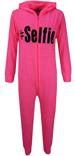 A2Z 4 Kids® Kids Unisex Girls Boys #Selfie Print Onesie All In One Summer Jumpsuit PJ's New Age 5 6 7 8 9 10 11 12 13 Years