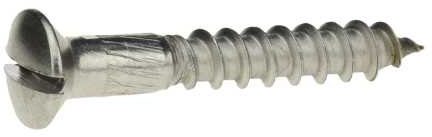 Reidl Holzschraube Linsenkopf 3,5 x 40 mm DIN 95 A2 blank 50 Stück