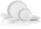 Corelle 18-Piece Dinner Set, Country Cottage, Blue and White Service for 6, Chip Resistant Dinnerware, Includes 26cm Dinner Plates, 17cm Salad/Side Plates and 530ml Soup/Cereal Bowls