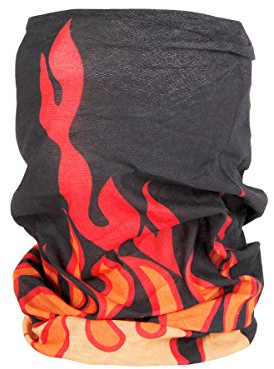 Alsino Multifunktionstuch Schlauchtuch Halstuch Multischal Multiscarf, Variante wählen:MF-145 Flammen rot