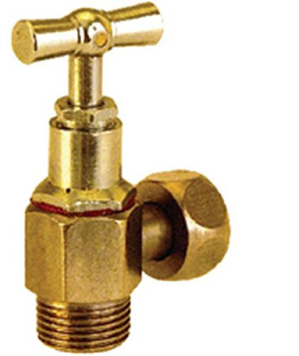 Robinet d'arrêt WC équerre 15x21 brut 3468F