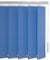 Liedeco Vertikalanlage Lamellenanlage Lamellenvorhang Vertikaljalousie | viele Farben | Lamellenbreite 89 mm | Höhe 180 cm, oder 250 cm | kürzbar (150 x 250 cm, blau)