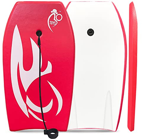 Bo-Toys Body Board leicht mit EPS-Kern (rot, 83 cm)