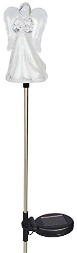 Alpine Solar LED Angel Garden Stake Light