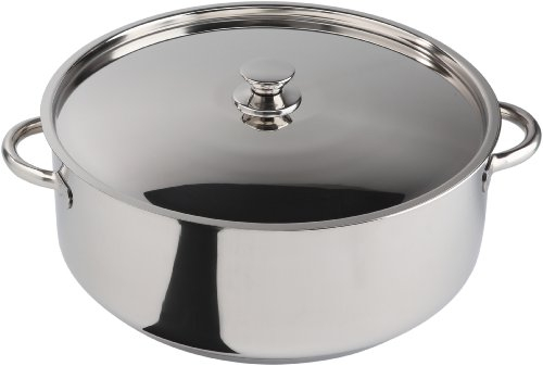 LACOR 40040 Cacerola Con Tapa Vitrocor, Plata, 40 cm