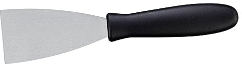 Contacto Edelstahl Spachtel ORION 6 cm mit schwarzem Polyamid-Griff