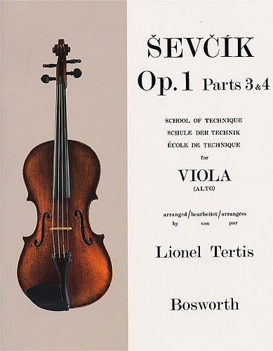 SEVCIK - Escuela de la Viola Op.1 nº 3 y 4: Tecnica (Tertis)