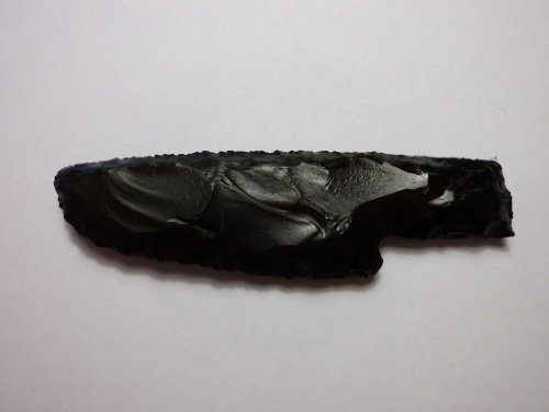 Animus Imperat Steinzeitmesser aus Achat (11-13cm) Nachbau