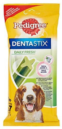 Pedigree Dentastix Fresh Medium Dog Treat, 180g (Pack of 7)