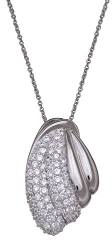 Alvina Necklace for Women, 45 cm Silver with Cubic Zirconia ZH - 4528