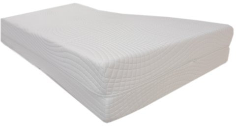 Dibapur Orthopädische 9 Zonen Kaltschaummatratze HR RG 60, 100cm x 200cm x 18cm Kern mit Doppeltuchbezug ca. 20cm Härtegrad: H2,5 Mittel fest bis fest Oxford