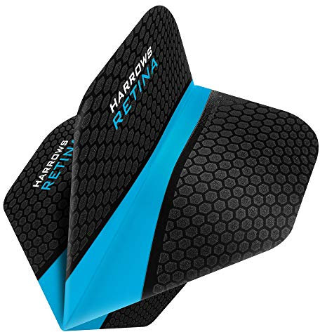 HARROWS Retina Dart Flights – 1 Set (3) – 100 micron Extra Stark – Standard – Blau