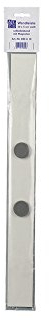 ALCO-Albert 690A10 - Wandleiste für Magnete, 50 x 5 cm, selbstklebend, weiß, 1 Stück