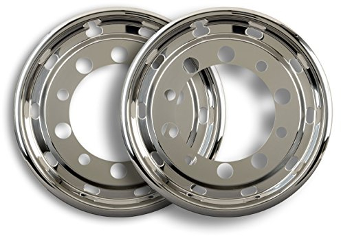 2 Stück Universelle Radzierblende 22,5 Zoll für Breitreifen 11,75 x 22,5 mit ET 130mm für LKW