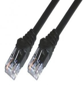 MCL Patchkabel (CAT 6 U/UTP, 5 m) Schwarz