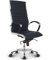 VERSEE Premium Echt-Leder Chefsessel Montreal in Dunkelblau - Ergonomischer Bürostuhl für Büro und Home-Office - Belastbar bis 150kg