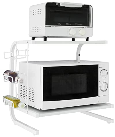 SoBuy FRG092-W,Soporte para microondas, Estante, estantería de Cocina, miniestante,ES