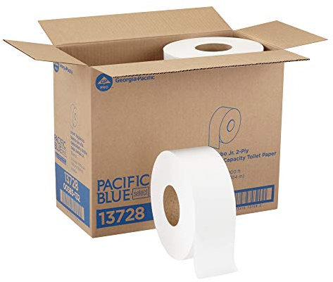 Acclaim, 2 capas, Jumbo Jr., 8 Rolls, blanco, 8