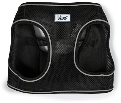 Ancol Viva Step -In harness XL Black fits 60-67cm girth