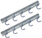 ONVAYA Geräteleiste 50 cm Stahl | Gerätehalter | Wandhalterung | Ordnungsleiste | Aufbewahrung | Werkzeughalter (2 er Set)
