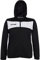 Spalding Bekleidung Teamsport Evolution II Classic Jacket mit Kapuze Kinder Kapuzenjacke, Schwarz/Weiß, 128
