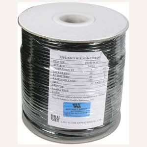 InstallerParts 1000 ft UL 4 Leiter Schwarz Modular Kabel Spule 26 AWG