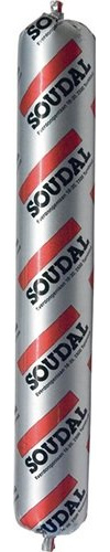 Soudal Silikon Silirub Bau N, neutralhärtend 600ml transparent, 12 Stück