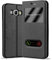 Cadorabo Hülle kompatibel mit Samsung Galaxy J5 2016 in KOMETEN SCHWARZ - Schutzhülle mit Magnetverschluss, Standfunktion und 2 Sichtfenstern