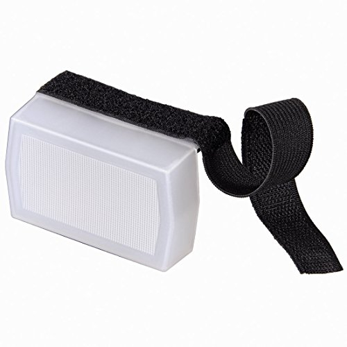 Hama Blitz-Diffusor für externe Blitzgeräte, Universell einsetzbar, Uni, Schwarz