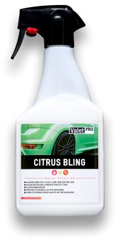 ValetPRO Citrus Bling Quick Detailer, Trocknungshilfe, Glanzverstärker 500ml Sprühflasche