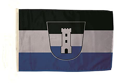 U24 Motorradflagge Neu-Ulm Fahne Flagge 20 x 30 cm