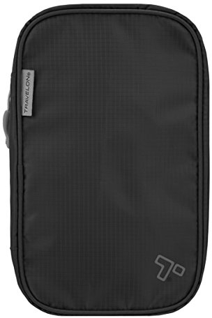 Travelon Compact Hanging Toiletry Kit, Black, One Size, Compact Hanging Toiletry Kit