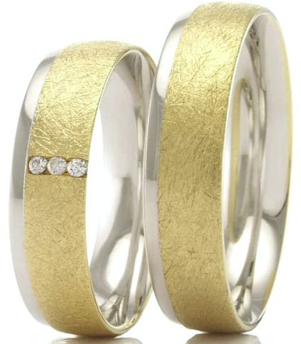 Trauringe Gold Paar B-48-06233-34