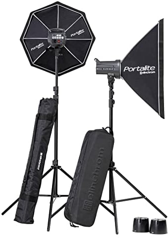 ELINCHROM EQUIPO COMPLETO FLASH ESTUDIO D-LITE RX 4/4 SOFTBOX