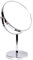 HIMRY Miroir Maquillage, 5X Grossissement, Ø 20 cm, Miroir de Table Double Visage, Miroir de Salle de Bain, Tournant Miroir de Rasage, orientable sur 360°, chromage, KXD3108N-5x