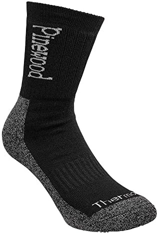 Pinewood Unisex Socken Thermolite, schwarz/grau, 40-42
