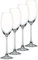 Spiegelau & Nachtmann, 4-teiliges Champagnerkelch-Set, Kristallglas, 272 ml, Vivendi, 0085695-0, Transparent