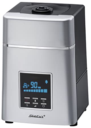 Steba Luftbefeuchter, Ultraschallvernebelung min.180ml/h bis max. 400ml/h, 3 Geschwindigkeitsstufen, 12 Std. Timer, Wassertank 6 Liter, LB 5
