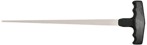 SW-Stahl 40002L-6 Durchstechahle - Ahle mit Gabelöffnung 365 mm | Flexibles Einziehwerkzeug für Schneidedraht bei tiefen Cockpits, Industrie-Qualität, 105 mm Klingenlänge, Gewicht 77 g
