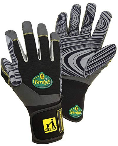 Arbeitshandschuh FerdyF Schock-Absorber Mechanics-Handschuh - lange Stulpe Gr. L