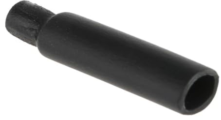 HellermannTyton PEC Endkappe, Polyolefin kleberbeschichtet Schwarz, Ø 3mm Schrumpfrate 3:1, Länge 20mm, Packung a 50 Stück