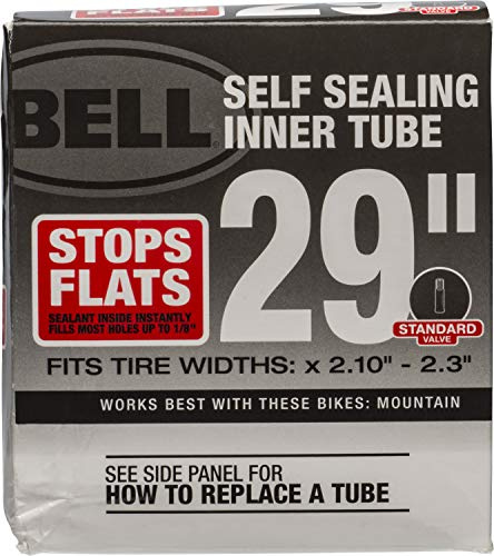 Bell Self-Sealing Bicycle Inner Tube, 29 x 2.10-2.25, Schrader Valve