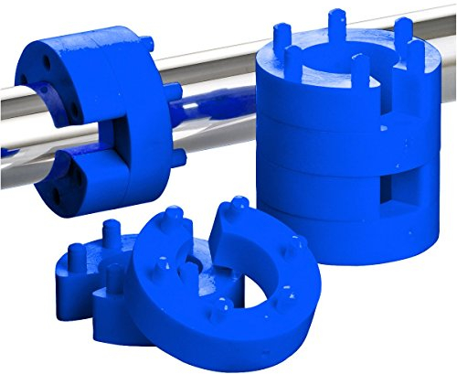 8er Set 16mm Federwegsbegrenzer Blue Line mit 6-Fach Positionierung Federwegbegrenzer
