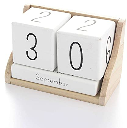 Dekoria Holzkalender 14x7x9cm Geschenk
