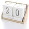 Dekoria Holzkalender 14x7x9cm Geschenk