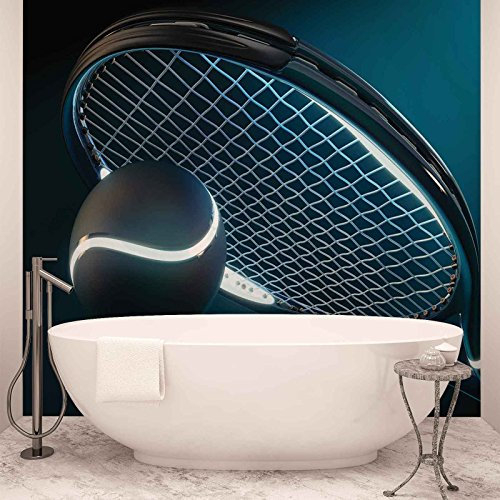 Forwall Vlies Fototapete Tapete Vliestapete Modernes Tennis AF1617VEXXXL (416cm x 254cm) Photo Wallpaper Mural