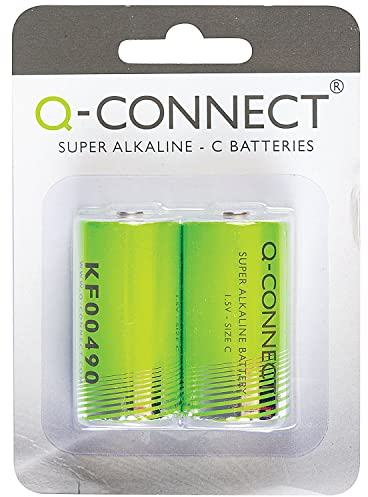 Q-Connect Size C Battery (2 Pack)