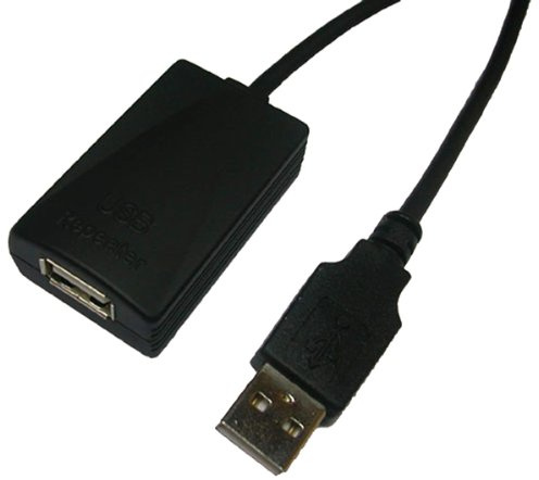 USB Repeater Kabel USB Verstärker Kabel 5,0 m schwarz [PC]